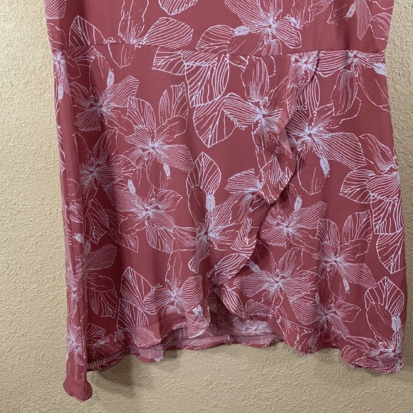 Shein Dress Pink White Floral Size 3XL - Picture 3 of 13